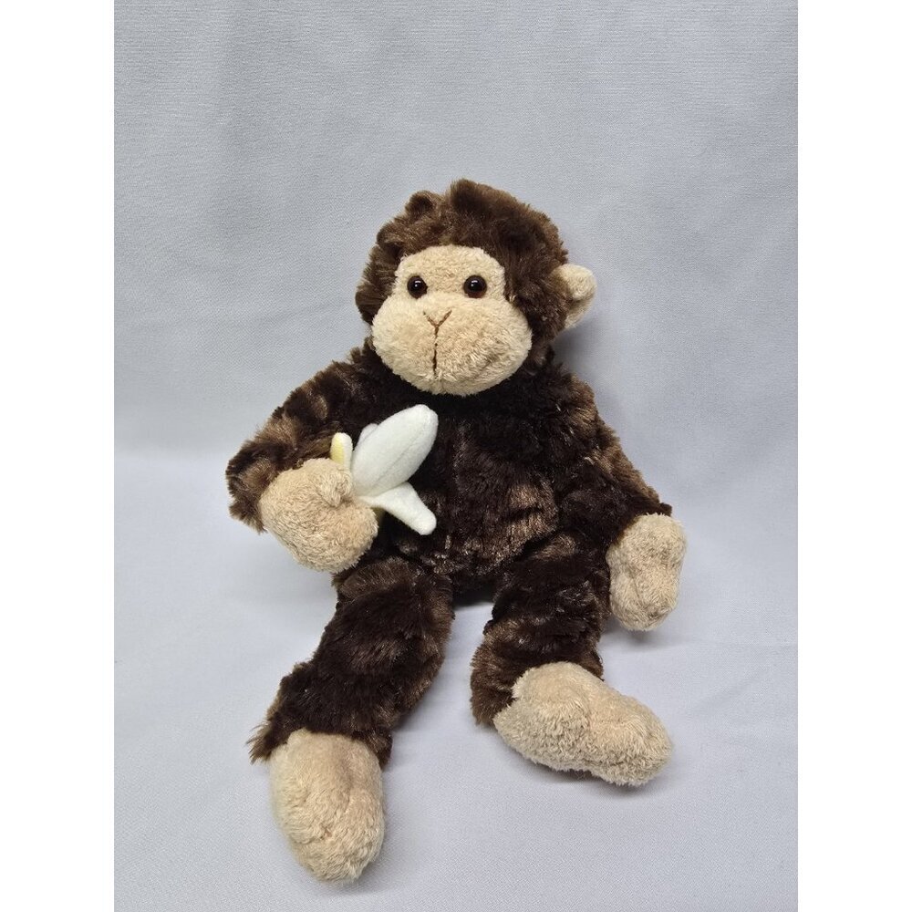 Gund Monkey Holding Banana MAMBO Plush & Beans 9" tall #31038
